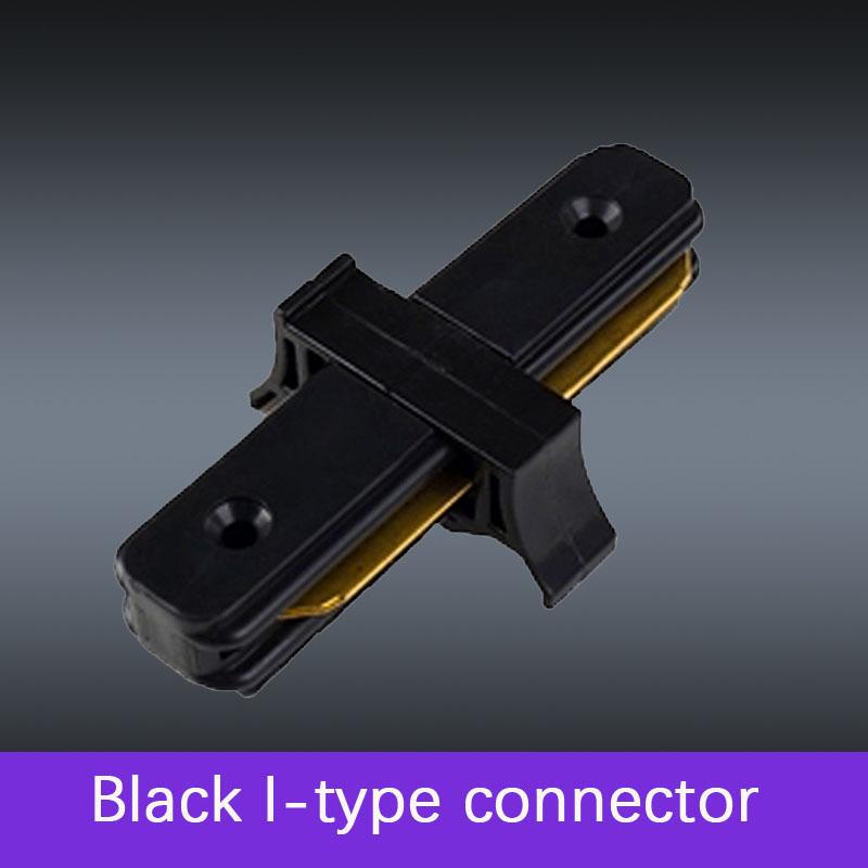 1pcs led Track light rail 50cm PVC white  black lead rail connectors rail 2 Wire bracket accessories