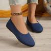 New Round Toe Flat Single Shoes for Women's Casual Slot-toe Lazy Shoes