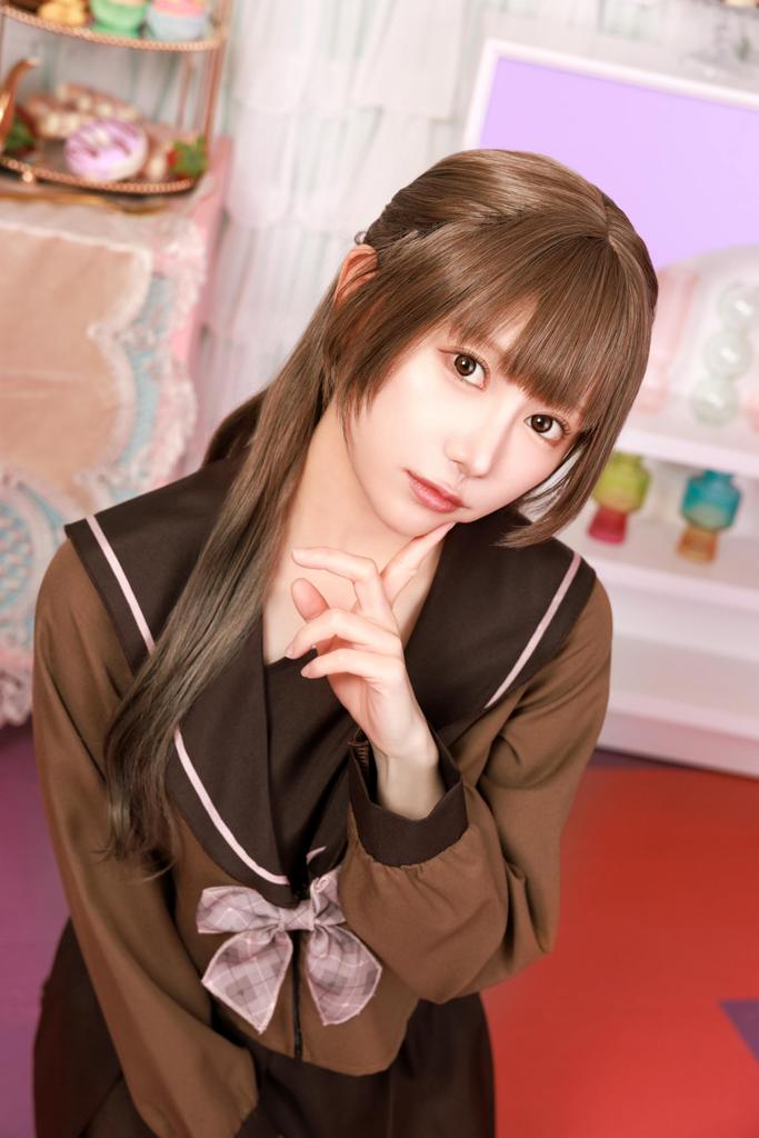 Cosplay Valentine Chocolate Sailor Brown [Clear Stone] Women's