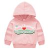 Vánoce Nový rok kreslené jaro a podzim Dětský svetr s kapucí s potiskem pro chlapce a dívky ležérní topy s mikinou