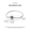 Original Bracelets 925 Silver Snowflake Heart Safety Chain Charms Bead Bracelet For Birthday Wedding Jewelry DIY Making