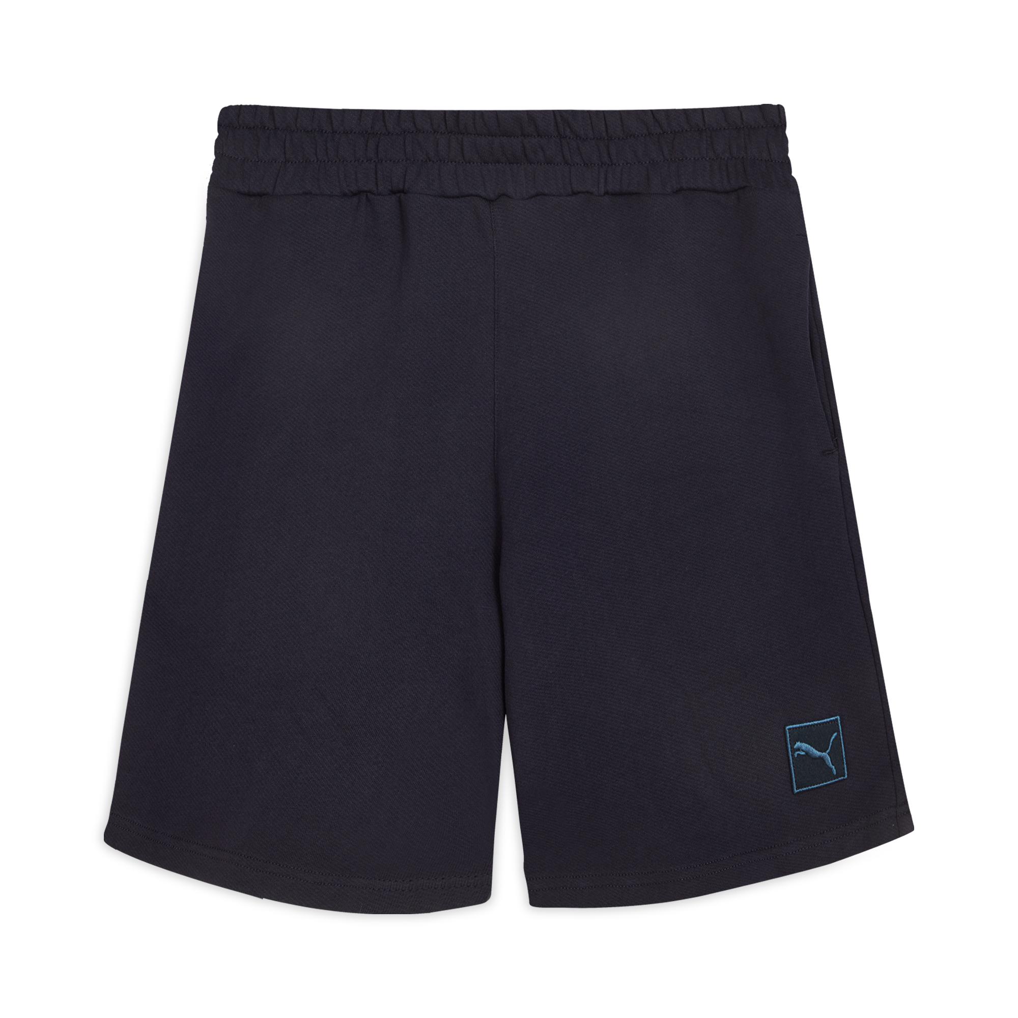 Puma Breathable Fashion Loose Soft Versatile Five-Point Casual Shorts Men shorts Navy-Blue 690235-16 M