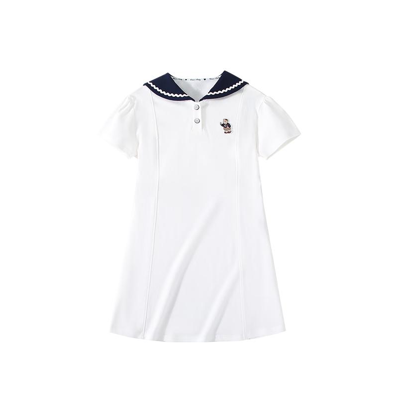 Classic Teddy Girls Navy Style Princess Dress 160