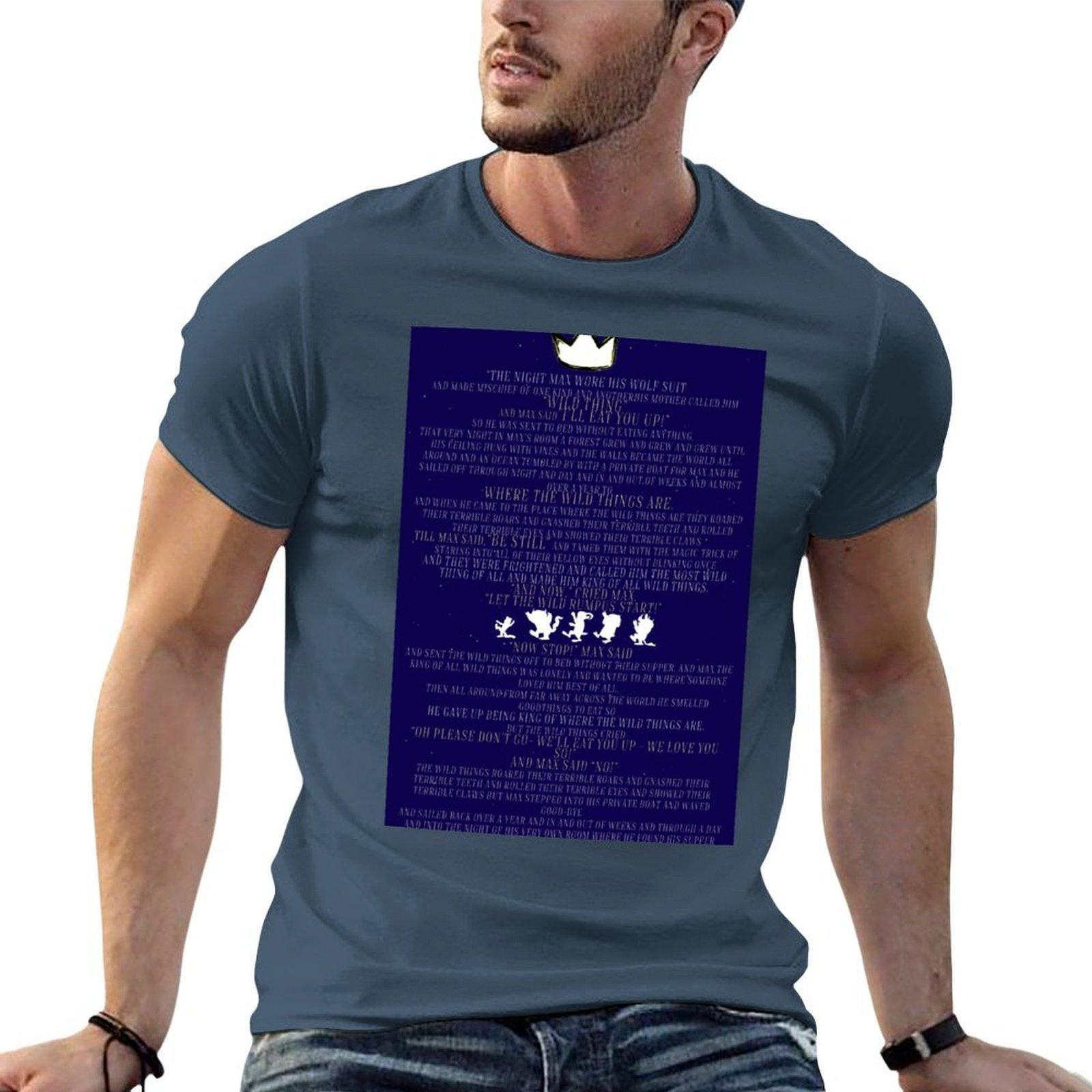 Where The Wild Things Are Tshirt Breathable Travel Tshirt S