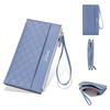 Pu Leather Ladies Wallet With Zipper Long Purse For Daily Use And Water Resistance