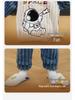 Cute Cartoon Boys' Coral Fleece Pajamas - Cozy Winter Flannel Sleepwear for Kids