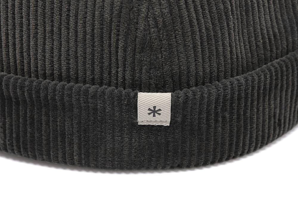 Snow Peak Corduroy Watch Cap GS-S25FUFWC68, Headwear, Cap, Hat, Men's/Women's, Charcoal One