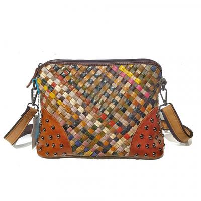 Bag Women'S Color Woven Sheepskin Small Square Bag Crossbody Bag Shoulder Bag Women'S Bag