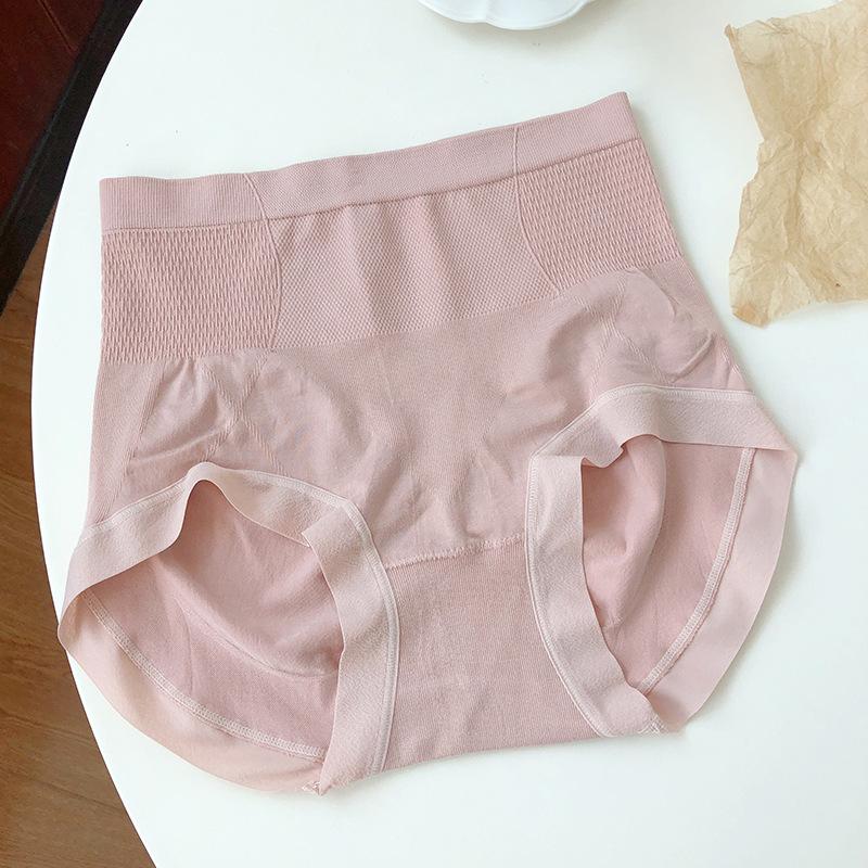 Plus Size Women's Spring and Autumn Belly Lifting Hip Antibacterial High Elastic High Waist Panties