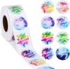 100-500pcs Water Color Designs Thank You Stickers Seal Labels for Small Business Floral Designers Artist Decorate Party Sticker