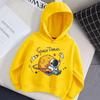 Children's Sweater Astronaut Cartoon Print Hoodie Girl Winter Clothing Long-sleeved Coat Children's Sweatshirt