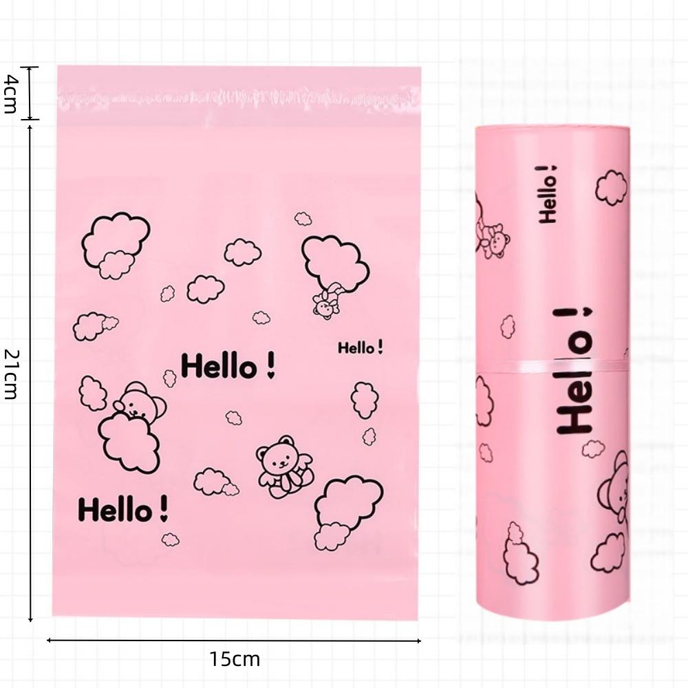 

100pcs Pink Thank You Envelopes Shipping Bags Self Seal Packing Bags Sealed Express Bag Mailing Bag Express Packing Supplies