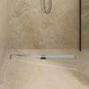 2 In 1 Shower Drain with 360 Degrees  Siphon Silver 90 Cm Stainless Steel 304