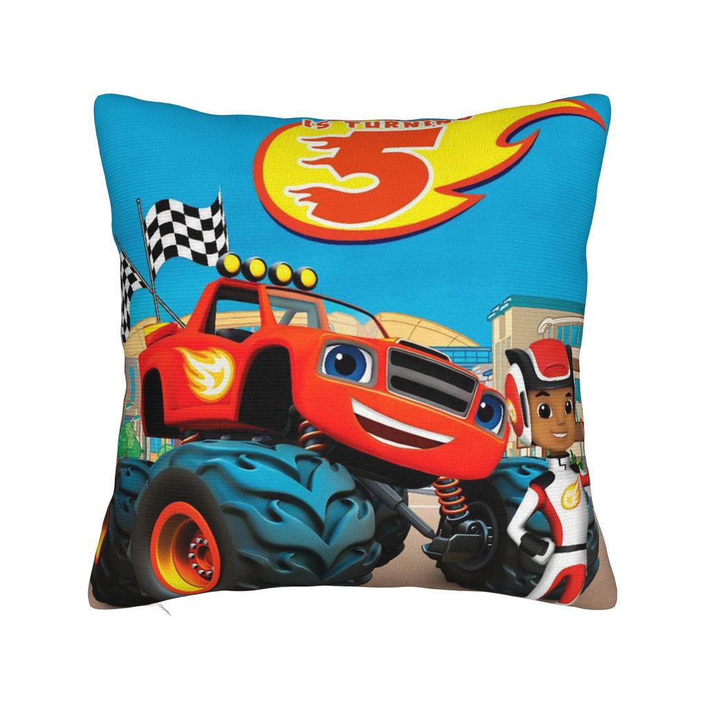 Blaze and the Monster Machines Pillowcase Merch Printed Cushion Cover Decor Throw Pillow Case Cover Home MultiSize