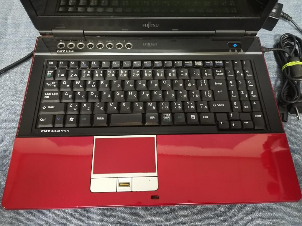 [USED] Laptop Fujitsu BIBLO NF/B70 Core2Duo P8400 320GB HDD 3GB Win10 Japan Store