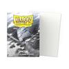 Dragon Shield Matte Dual Sleeves, Standard Size, Snow, 100 Sleeves, AT-15005
