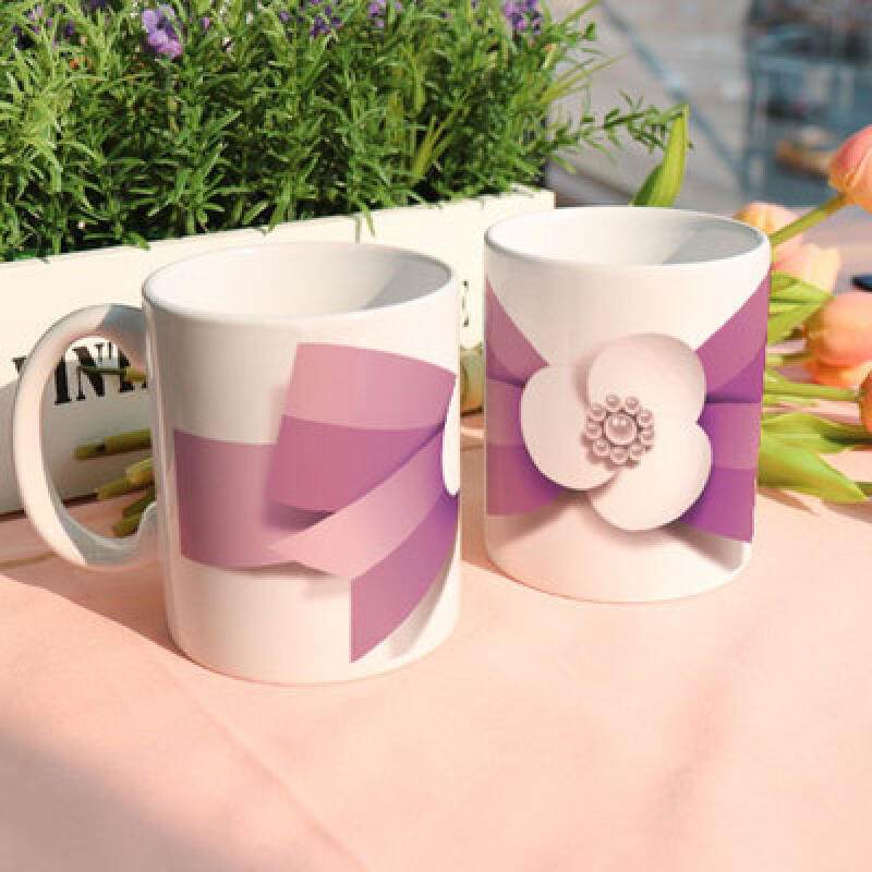 

pa364-Design Mug 2p-Purple Pearl Ribbon