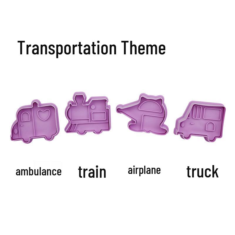 3D Cartoon Keksform Set - Feder-Ausstecher für Weihnachten, Halloween & Ostern