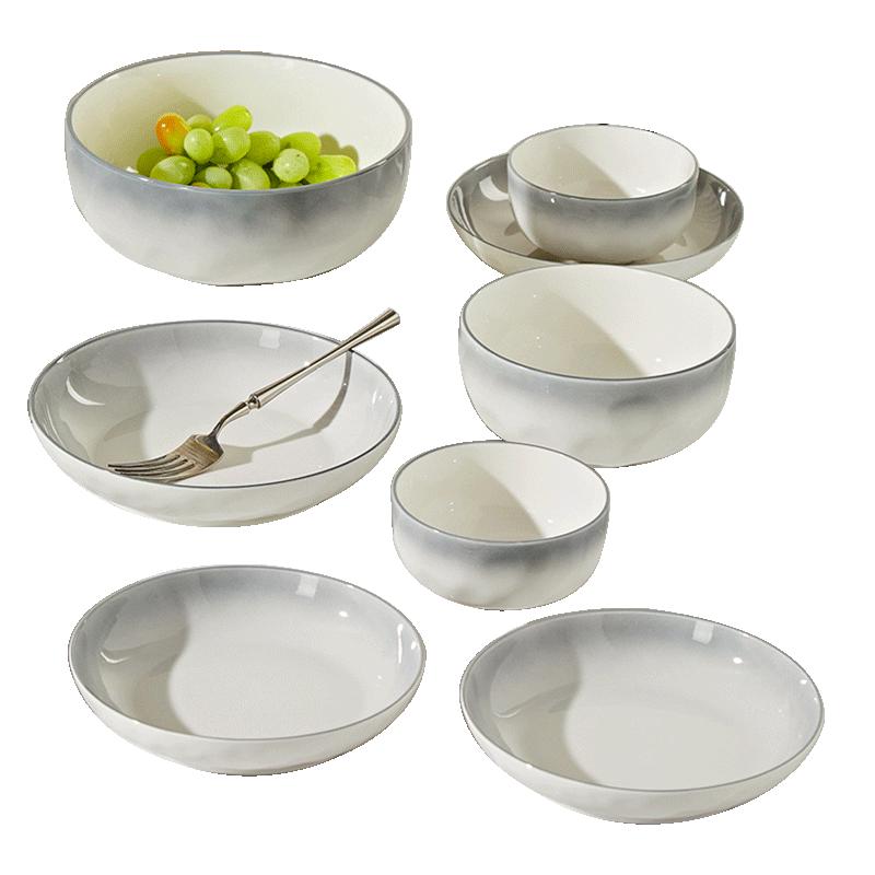 Jingdezhen Underglaze Ceramic Dinnerware Set