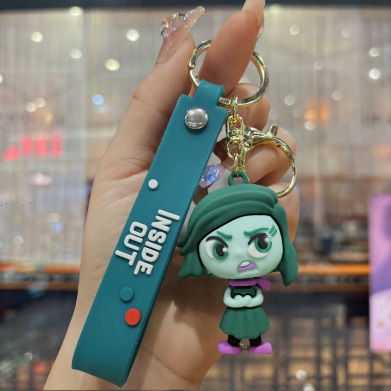 Cartoon Keychain Pendant, Wooden Stick Figure, Key Chain, Blind Box, Tide Play Pendant.