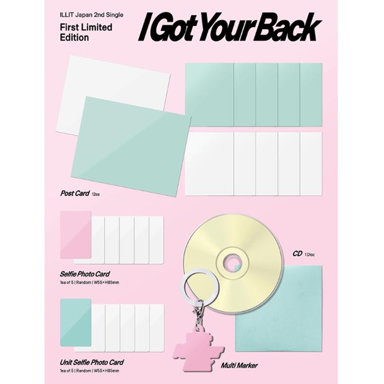 [POB] ILLIT [I Got Your Back] Japan 2nd Single Album (STANDARD / LIMITED / SPECIAL EDITION)