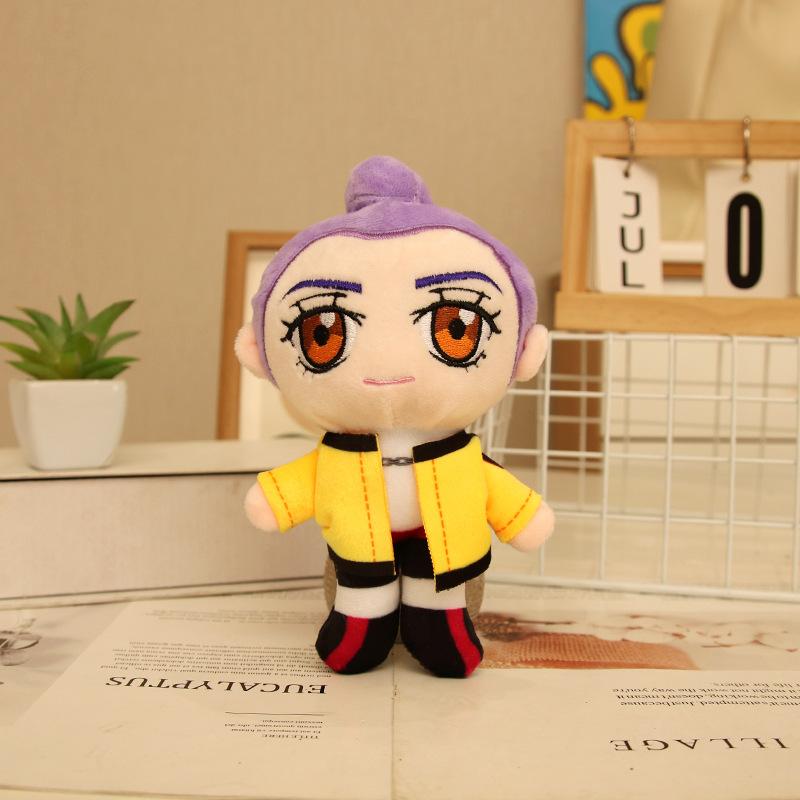 

1 шт. Милый фиолетовый тигр, подвеска-украшение, игрушка, аниме, K-pop, охотники на демонов, плюшевый брелок для фанатов, подарок, DIY-украшение