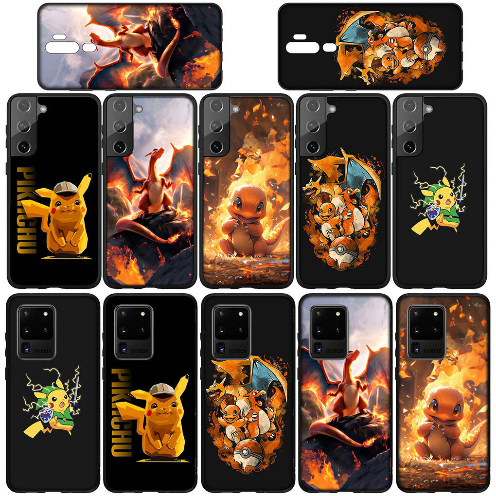 Custodia per Telefono per iPhone 17 16 15 Plus Xiaomi Poco F8 F7 X7 X6 M8 C85 C75 Redmi Note 14 12 11 13 Pro Max A4 14C 13C 15C Carino Pikachu Charmander Pokemon