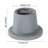 60mm Diameter Non-Slip Pads Rubber End Covers Easy To Install