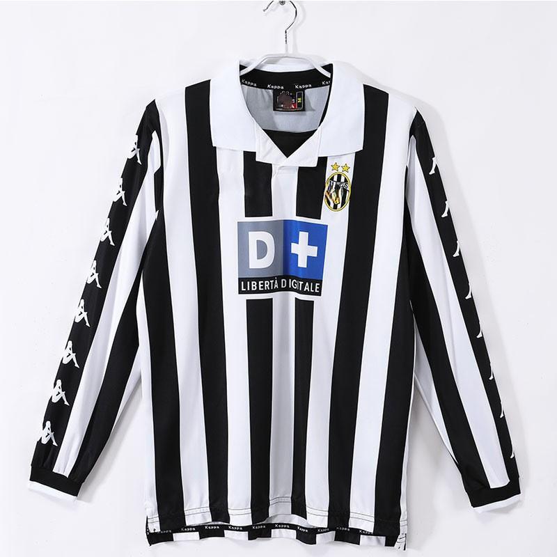 Long Sleeve Retro Football Jersey Men Classic Club National Team Style Sports Training Wear