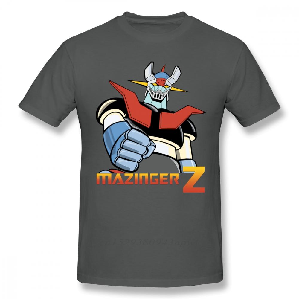 Cool Mazinger Z Robot T Shirt For Man New Short Sleeve Anime Oneck Tee Shirt High Street Vaporwave Fashion Mens Clothes