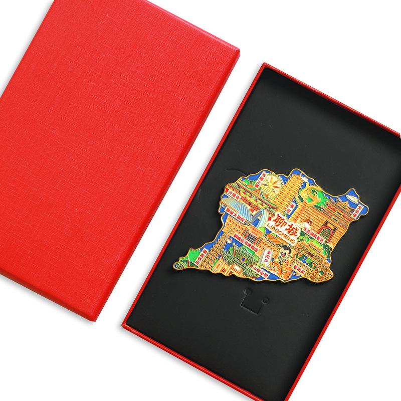 Binzhou Gelber Fluss Turm Magnet, Haifeng Pagode & Zhonghai Park. Kulturtourismus-Geschenk.