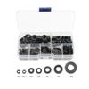 250PCS Nylon Washers M2 M2.5 M3 M4 M5 M6 M8 Nylon Washers Plastic Insulation Spacers Seals Black White Set Gasket Ring Kit