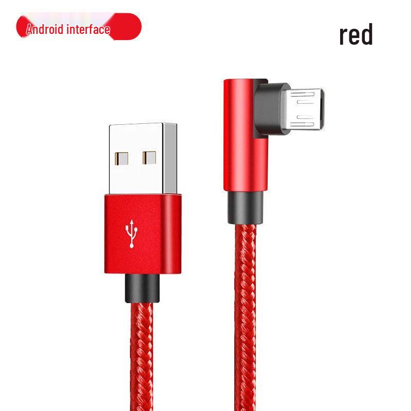 V8 Nylon Braided 3m Fast Charging Micro USB Cable for Android Gaming Devices.