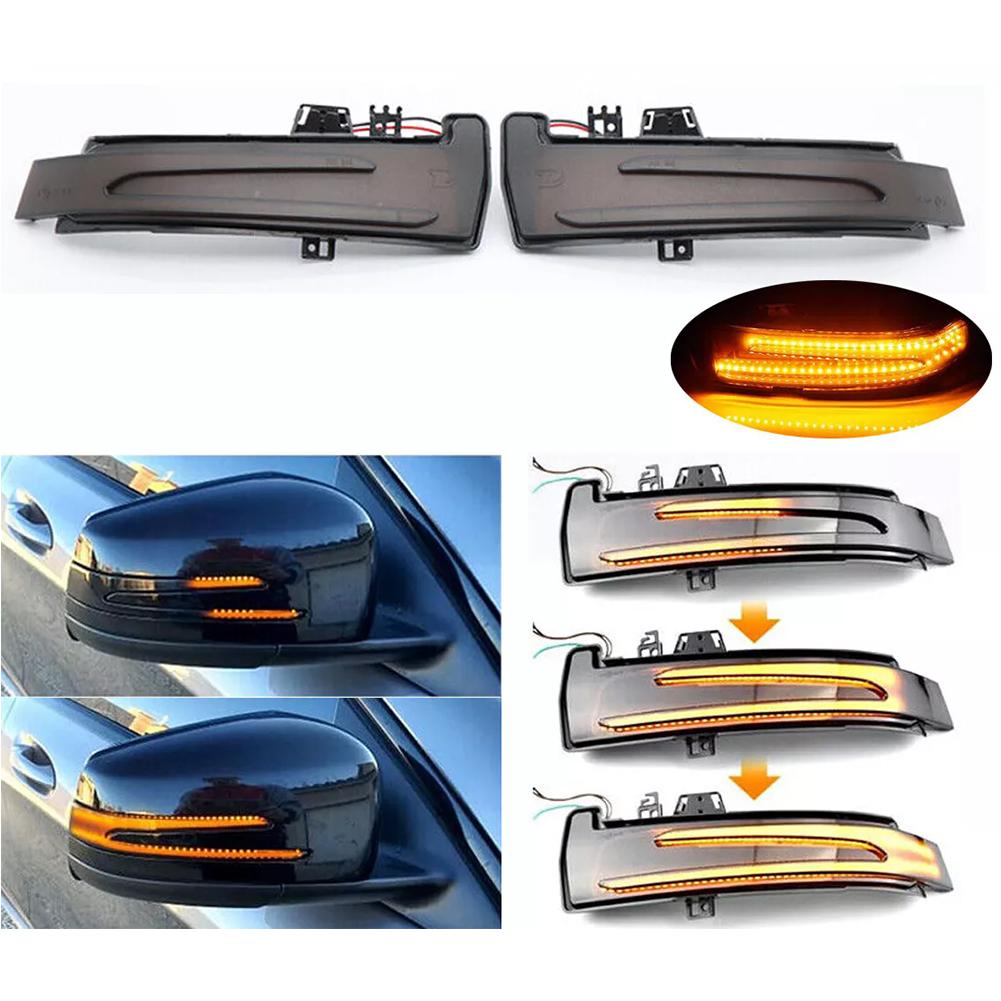 2Pcs LED Mirror Turn Signal Light Waterproof Side Mirror Indicator Lamp Exterior Mirror Turn Signal Lamp Car Accessories