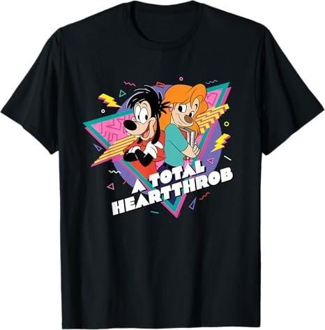 A Goofy Max Roxanne A Total Heartthrob Black TShirt S