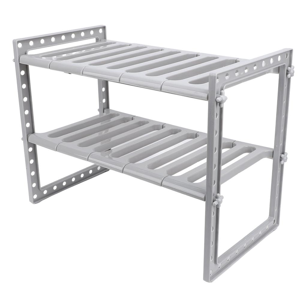 Under Sink   2 Tiers Multifunctional Stretchable Large Capacity Under Counter Storage