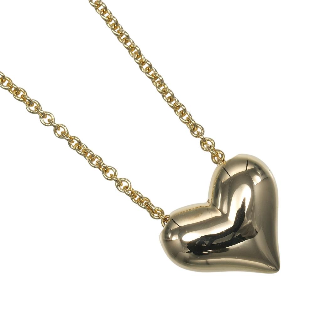 TIFFANY&Co. Pintide Heart Necklace K18 yellow gold 7.61g Women Used