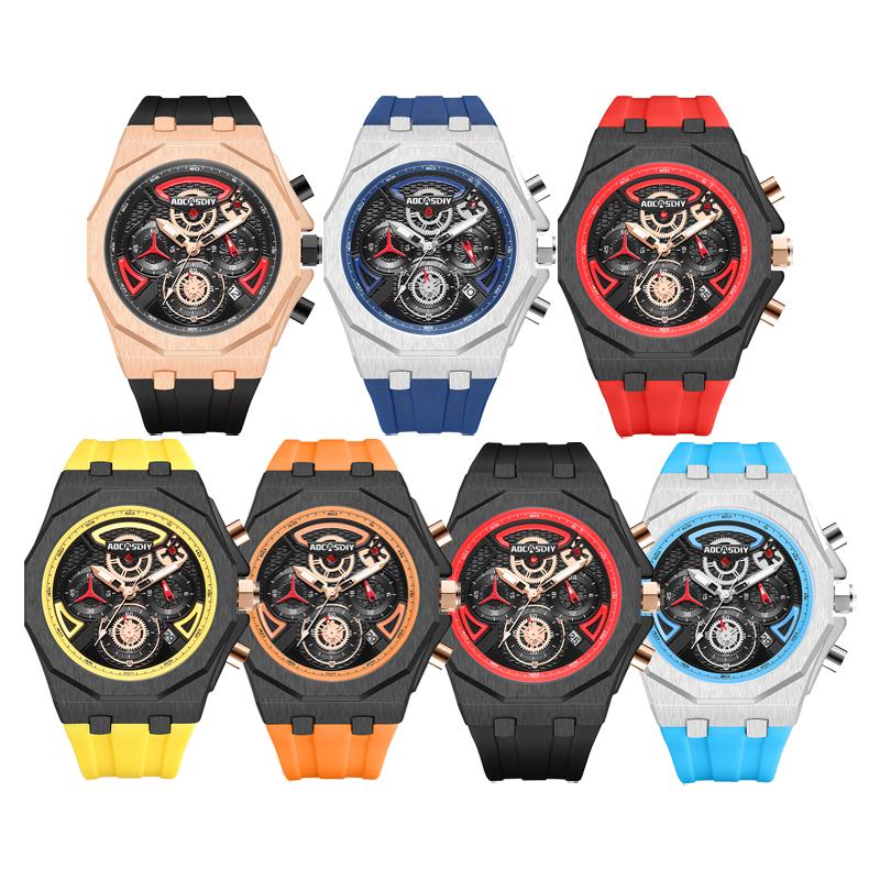 Quartz Wristwatches Watch for Men Luxury Brand Men's Watch Calendar Luminous Waterproof reloj hombre Business Sports Watch
