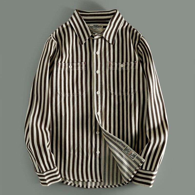 Export Exported to Italy Big Brand Balance Cargo Original Order Withdraw from Cupboard OEM Goods Pure Cotton Long Sleeves Shirt Men s Loose Shirt Tops Gray White S