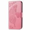 For Motorola Moto G24 Power Case Floral Butterfly PU Leather Flip Phone Cover