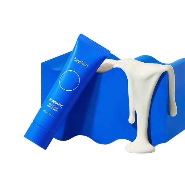 BEPLAIN Sunmuse Moisture Sunscreen SPF50+ PA++++ Hydrating UV Protection Sun Cream Set 50ml X2