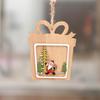 Wooden Christmas Hanging Ornaments 3D Hollow Design Cute Patterns For Home Party Holiday Decor
