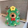 CLOGRATIA Plush Clothes Stuffed Animal Clothes 10cm Plush Activity Chibi Plush Oshi Plush Chill Kigurumi Dress Up Oshi Activity (Christmas Tree)