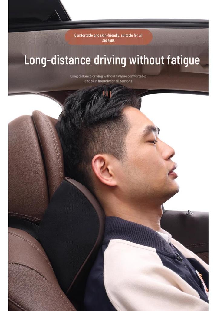 Genuine Leather Headrest & Neck Support for Toyota Crown Land Cruiser