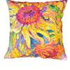 Home Decor Van Gogh-inspired Colorful Floral Pillow Covers Pattern Cushion Cover Suitable for Sofa Bedroom Car Pillow Cover