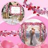 2m Valentine's Day Pink Love Garland Qixi Festival Home Atmosphere Decoration Festival Party Bar Garden Flower Decor