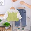 Kids Casual Long-Sleeve Set, Comfortable Daily Wear Outfits