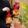 Copper Coin Mini Broom Hanging Ornaments Chinese Knot Door Handle Pendants  Wall Ornament