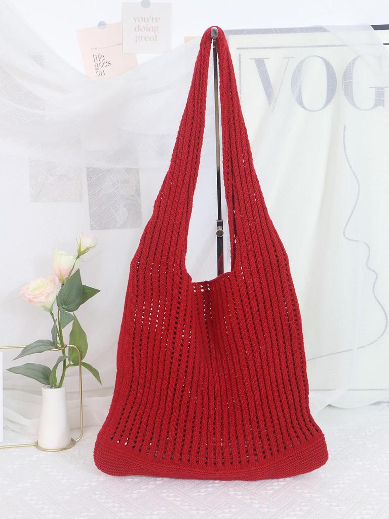 Beach Outing Eco-Friendly Mesh Storage Bag - Large Capacity, High Quality for Women