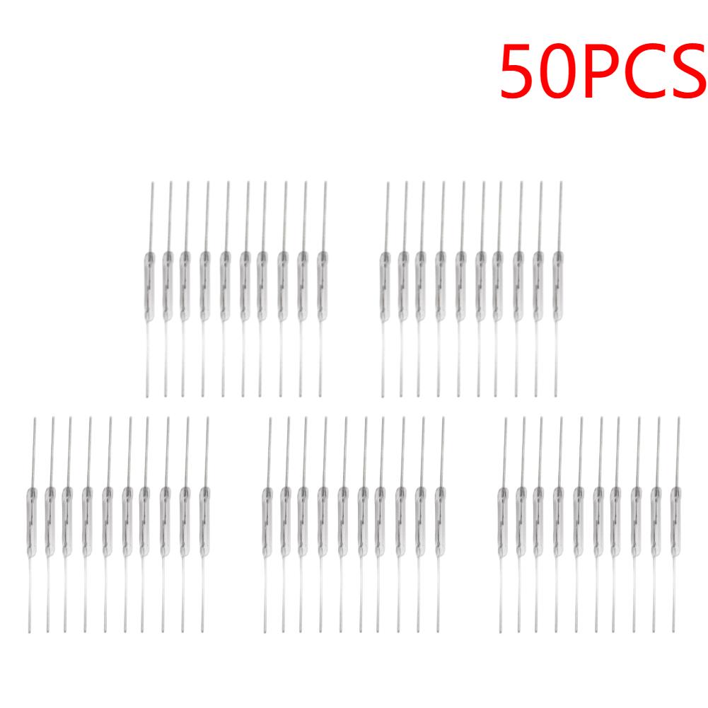 10-50Pcs Normally Open Magnetic Induction Switch Vibration-resistance Electronic N/O Switch 2*14mm N/O Reed Switchs for Arduino